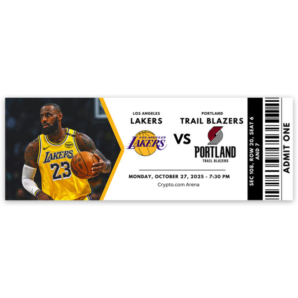 Sec 108, Row 20, Seat 6 and 7